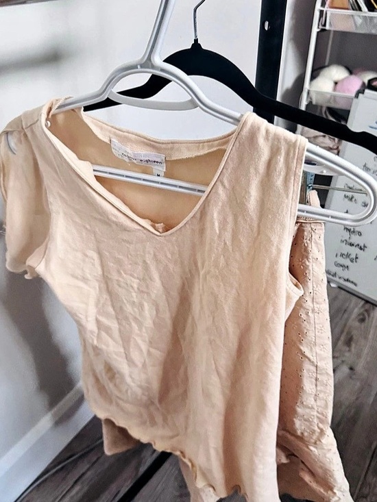 color eighteen Tops - Color Eighteen Eyelet Top & SKirt Set in Blush Size Medium